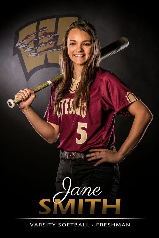High School sport portrait