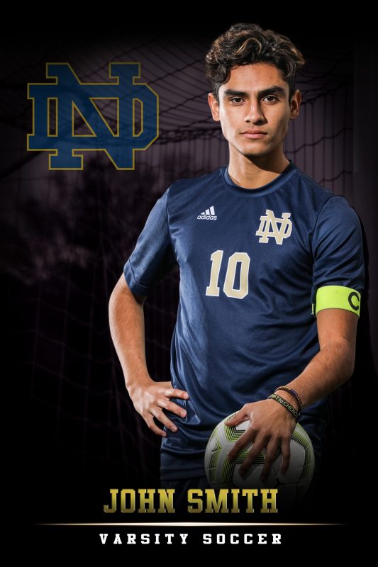 High School sport portrait