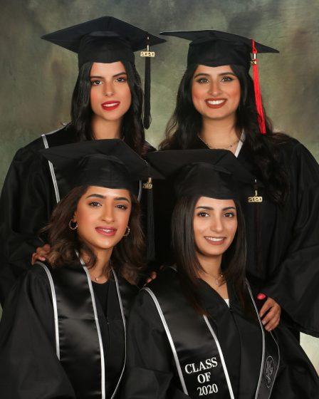 cap and gown portrait