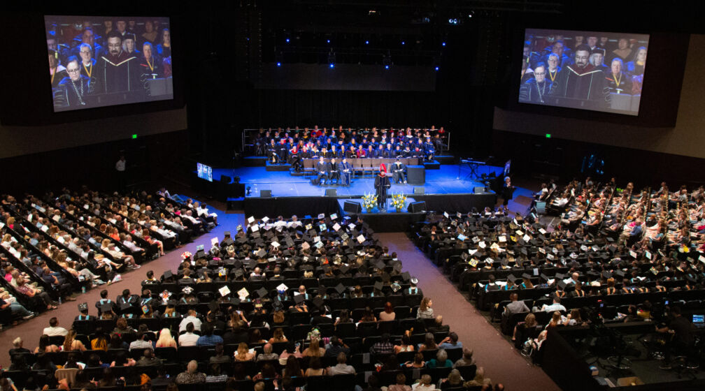 large graduation ceremony
