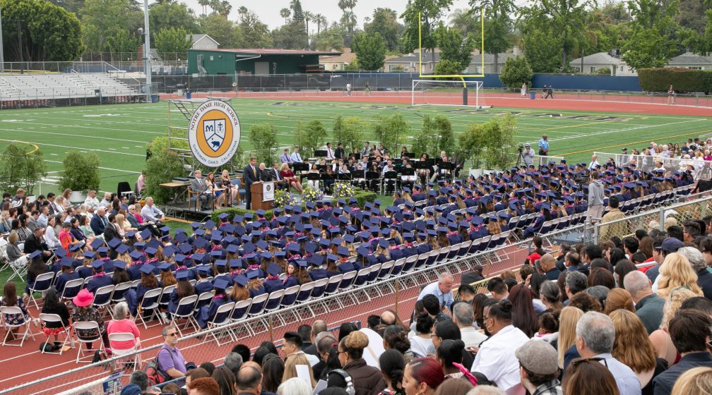 large graduation ceremony